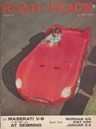 ROAD & TRACK 1957 JUNE - MORGAN, JAG, OSCA, CORD